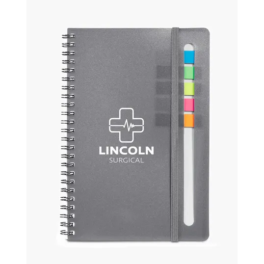 Spiral Notebook With Sticky Flags, 6.25" x 8.5" — view 6