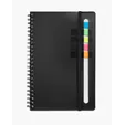 Spiral Notebook With Sticky Flags, 6.25" x 8.5"