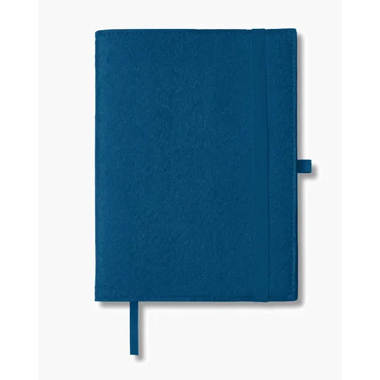 Refillable Felt Cover Journal Notebook, 6.5" x 8.7" — view 2