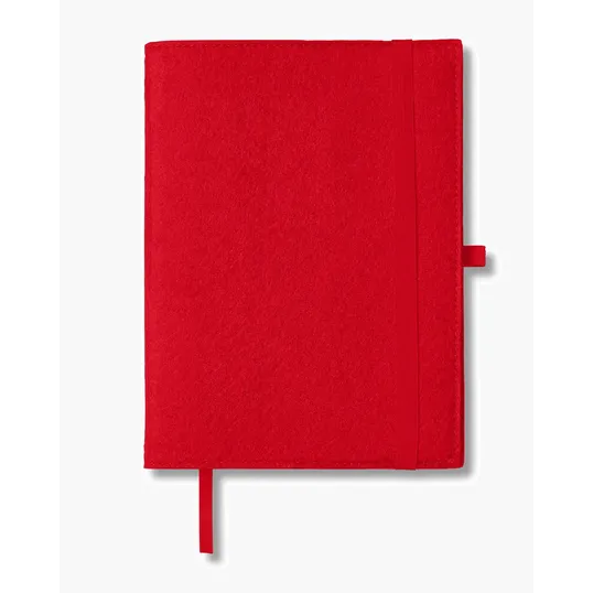 Refillable Felt Cover Journal Notebook, 6.5" x 8.7" — view 3