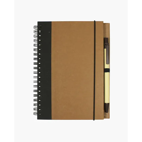 Contrast Paperboard Notebook & Pen 5.5" x 7.125" — view 2