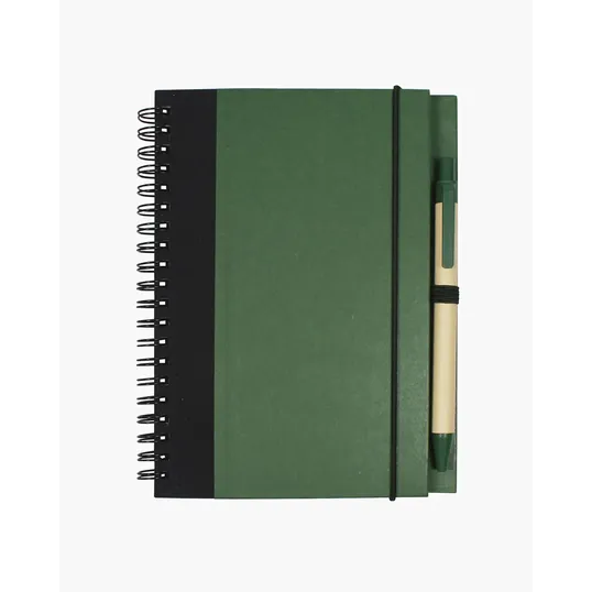 Contrast Paperboard Notebook & Pen 5.5" x 7.125" — view 3