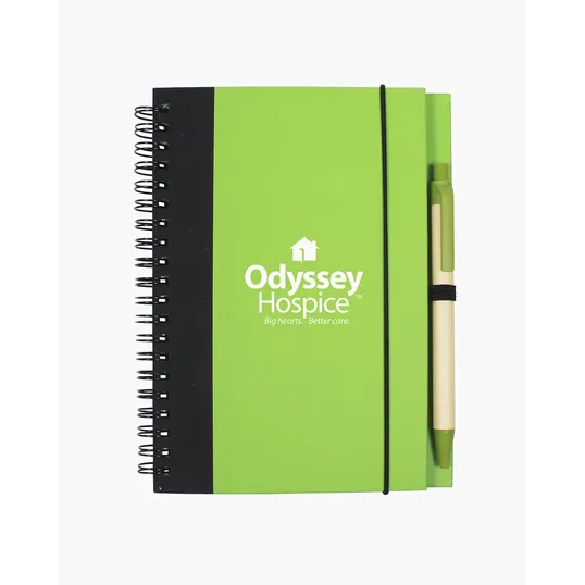 Contrast Paperboard Notebook & Pen 5.5" x 7.125" — view 10