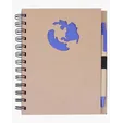 Globe Die Cut Spiral Notebook & Pen, 5.875" x 7" — view 2
