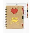 Paper Notebook with Die Cut Heart Shape — view 3