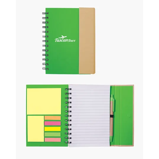 Spiral Notebook with Sticky Notes & Pen 5.75" x 7.25" — view 8