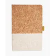 Cork and Heathered Fabric Hardcover Journal 5.5" x 8.25"