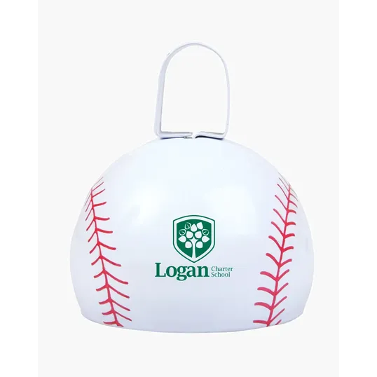 Baseball Shape Cow Bell — view 2