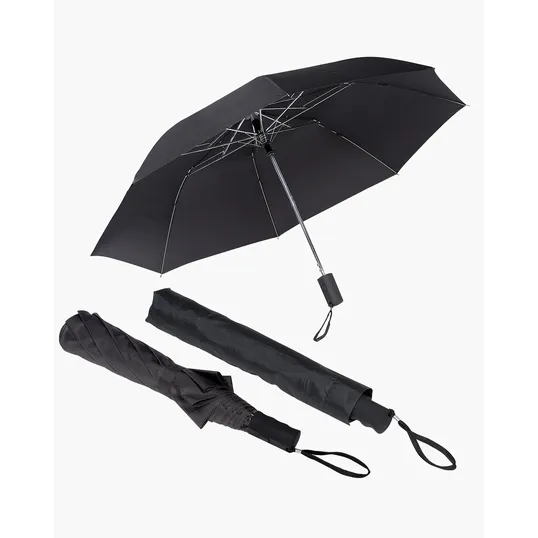 44" Arc Vented Auto Open Folding Umbrella