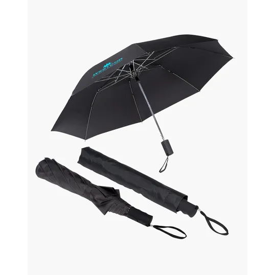 44" Arc Vented Auto Open Folding Umbrella — view 3