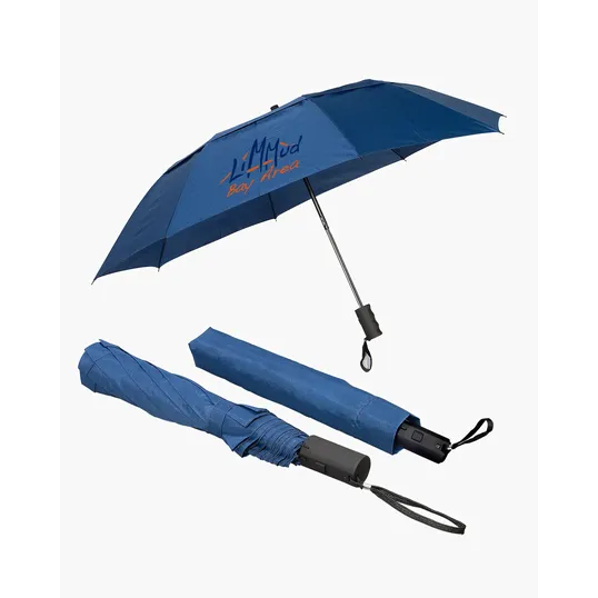 44" Arc Vented Auto Open Folding Umbrella — view 4