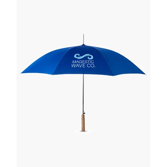 Prime Line 48" Arc Stick Umbrella with Eucalyptus Wood Handle — view 2