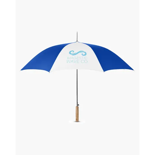 Prime Line 48" Arc Stick Umbrella with Eucalyptus Wood Handle — view 3