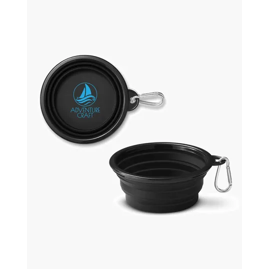 Prime Line Collapsible Pet Bowl with Carabiner — view 6