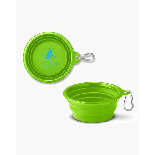 Prime Line Collapsible Pet Bowl with Carabiner — view 7