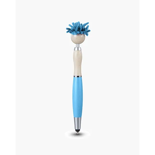 MopToppers Wheat Straw Screen Cleaner with Stylus Pen — view 2