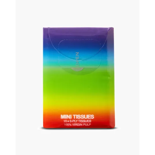 Mini Tissue Packet - Rainbow — view 2