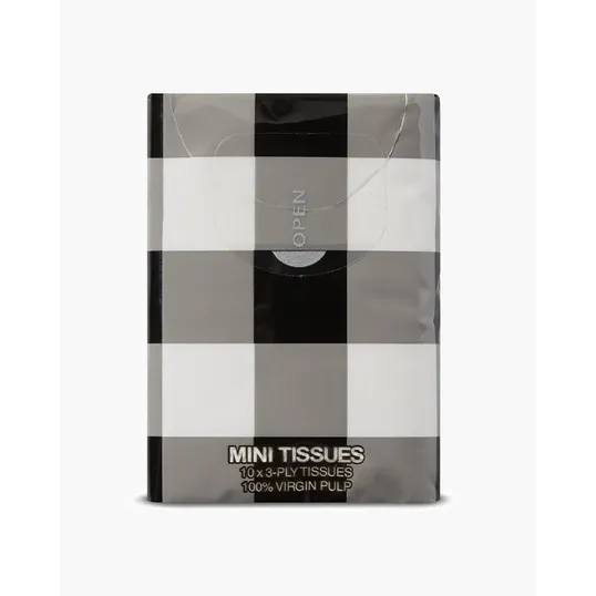Mini Tissue Packet - Buffalo Plaid — view 7