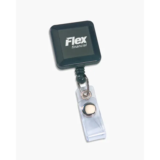 Square Retract-A-Badge Reel — view 2
