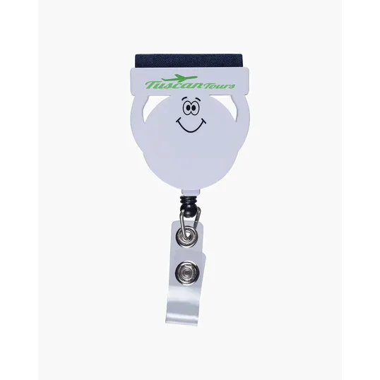 Badge Reel Holder with Screen Cleaner — view 3