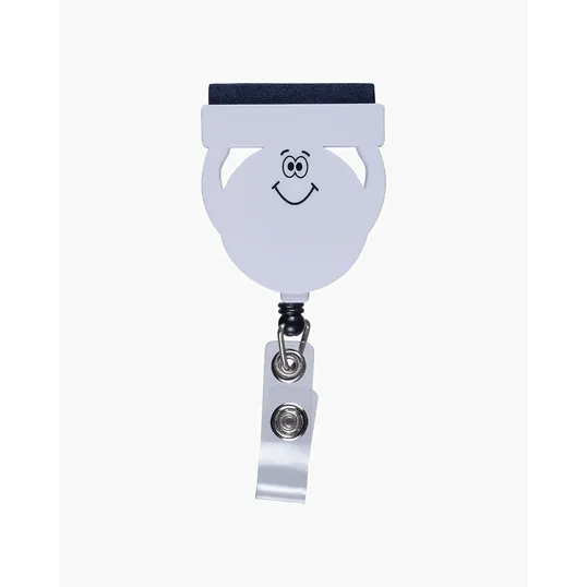Badge Reel Holder with Screen Cleaner