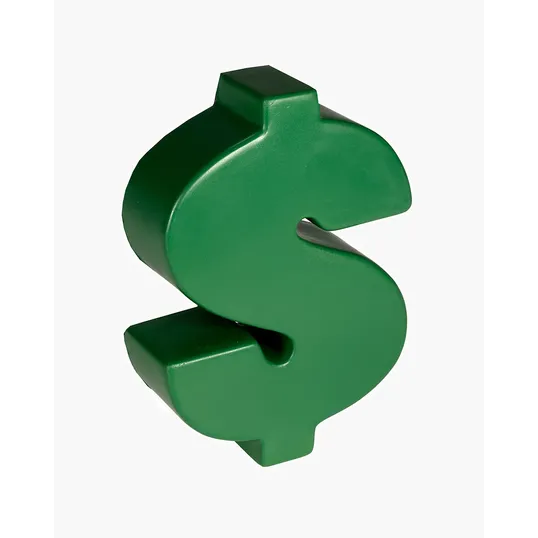 Dollar Sign Shape Stress Ball