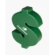 Dollar Sign Shape Stress Ball — view 2