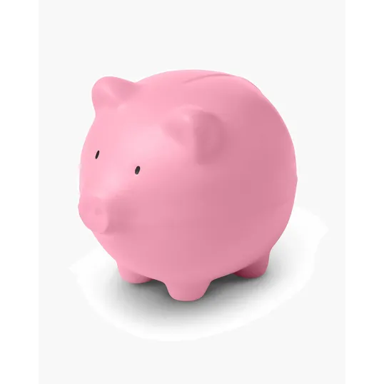 Piggy Bank Shape Stress Ball.
