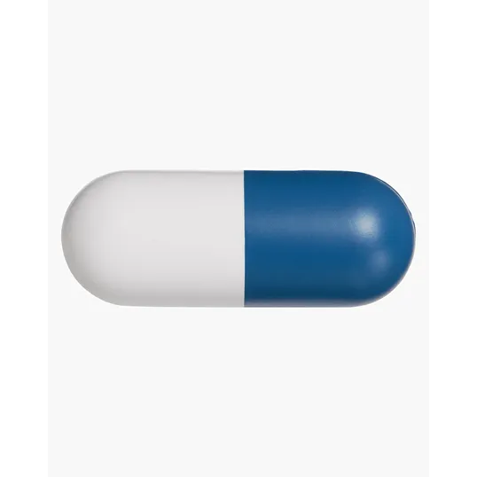 Pill Shape Stress Ball — view 2