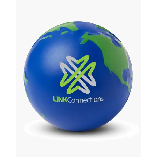 Globe Earth Shape Stress Ball — view 3