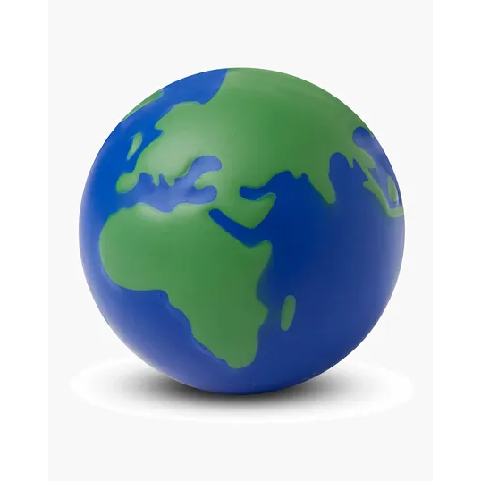 Globe Earth Shape Stress Ball — view 2