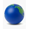 Globe Earth Shape Stress Ball