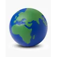Globe Earth Shape Stress Ball — view 2