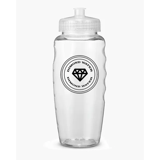 USA Made 30 oz. Polyclear Gripper Water Bottle — view 3