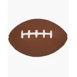 Football Shape Super Squish Stress Ball Sensory Toy