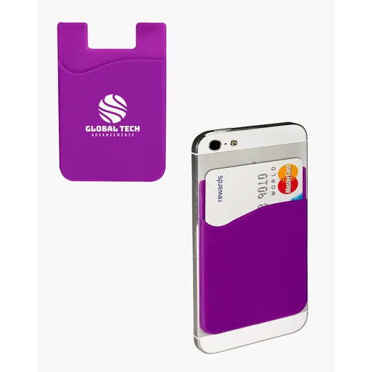 Econo Silicone Mobile Cell Phone Wallet — view 19
