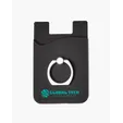 Silicone Card Holder with Metal Ring Phone Stand — view 8