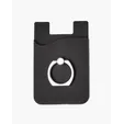 Silicone Card Holder with Metal Ring Phone Stand