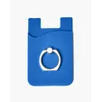 Silicone Card Holder with Metal Ring Phone Stand — view 2