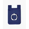 Silicone Card Holder with Metal Ring Phone Stand — view 3