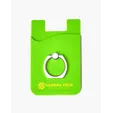 Silicone Card Holder with Metal Ring Phone Stand — view 11