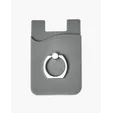 Silicone Card Holder with Metal Ring Phone Stand — view 5