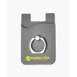 Silicone Card Holder with Metal Ring Phone Stand — view 12