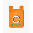 Silicone Card Holder with Metal Ring Phone Stand — view 13