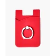 Silicone Card Holder with Metal Ring Phone Stand — view 7