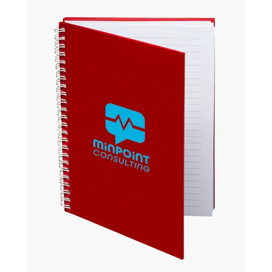 Hardcover Spiral Notebook, 5.75" x 8.25" — view 9