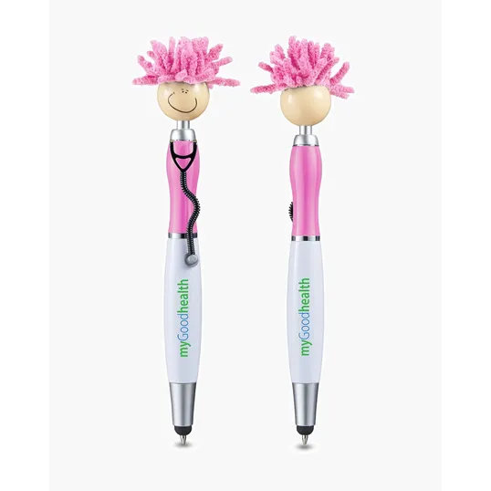 MopToppers Screen Cleaner with Stethoscope Stylus Pen — view 3