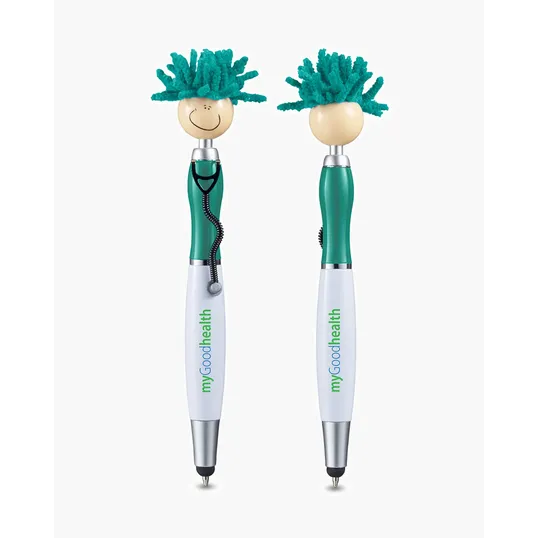 MopToppers Screen Cleaner with Stethoscope Stylus Pen — view 4