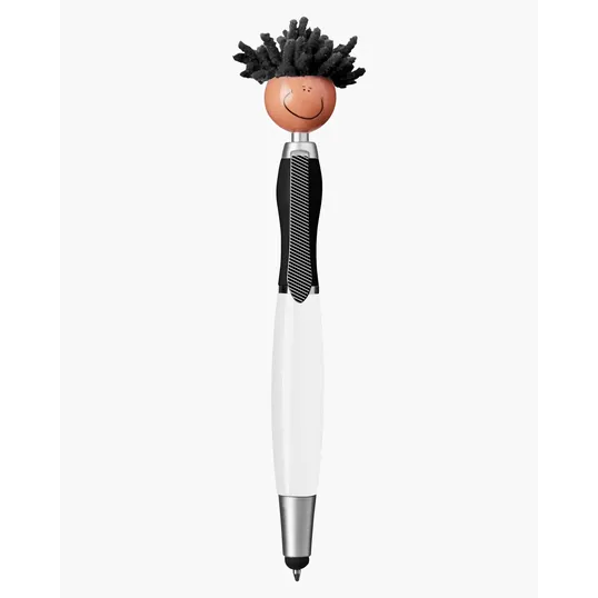 Multicultural Screen Cleaner with Stylus Pen