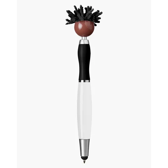 Multicultural Screen Cleaner with Stylus Pen